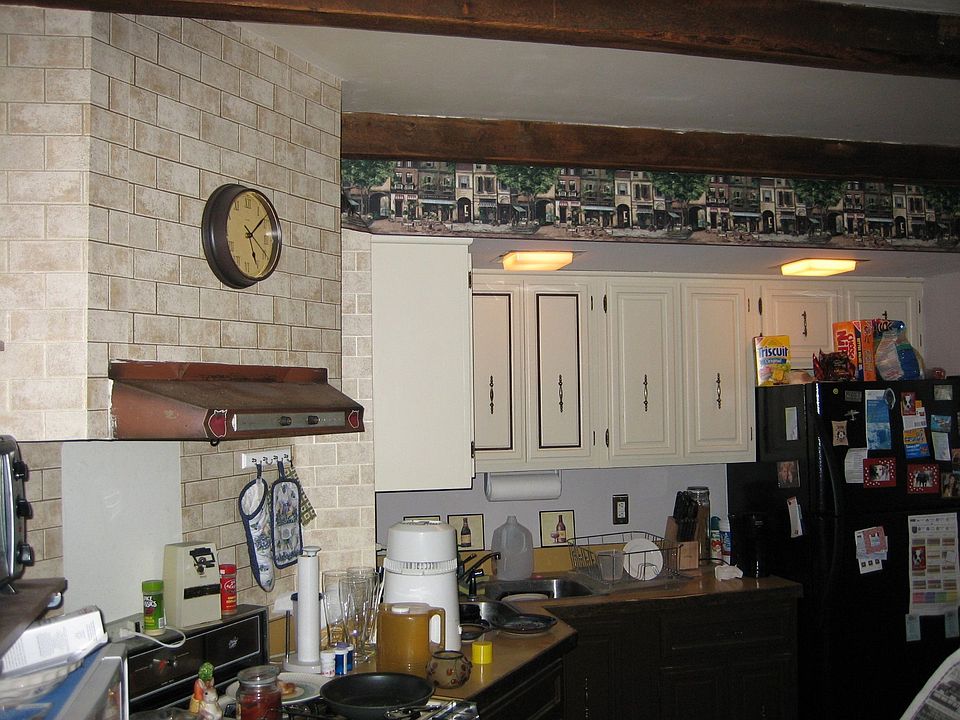 Kitchen of upper apt