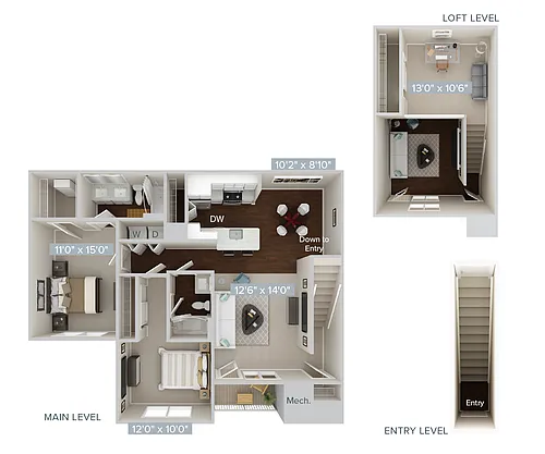 Floor plan B3L-1478