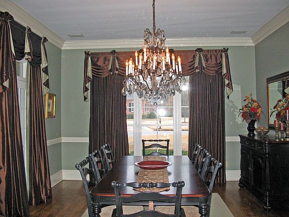 Dramatic Dining Room With Custom Appointments Throughout