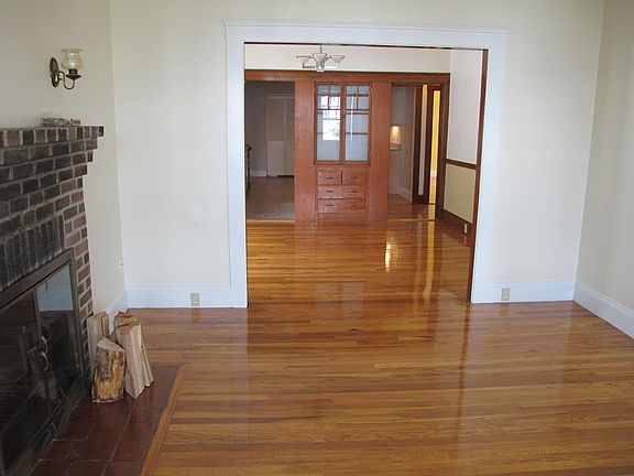 From Living room through dinning room into eat-in kitchen