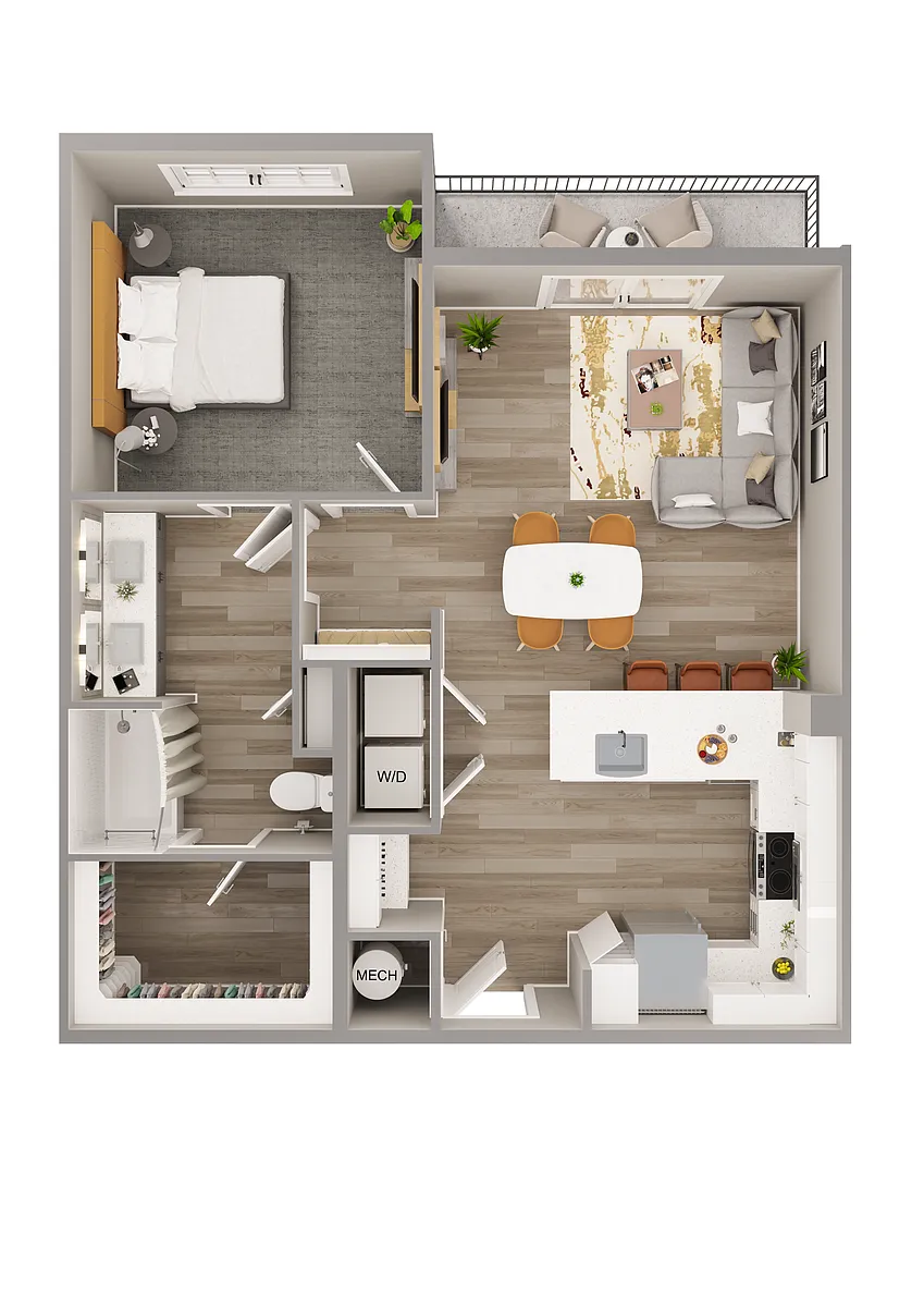 Floor plan A61