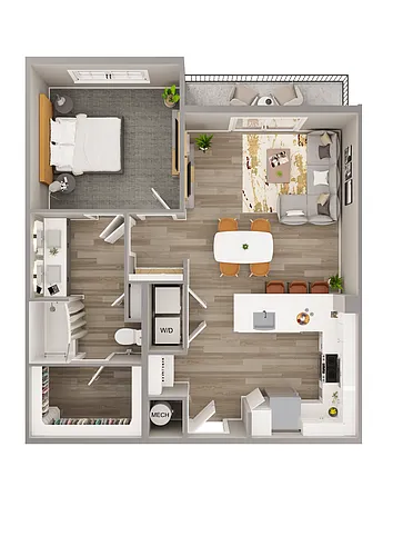Floor plan A61