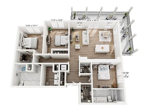 Floor plan C2