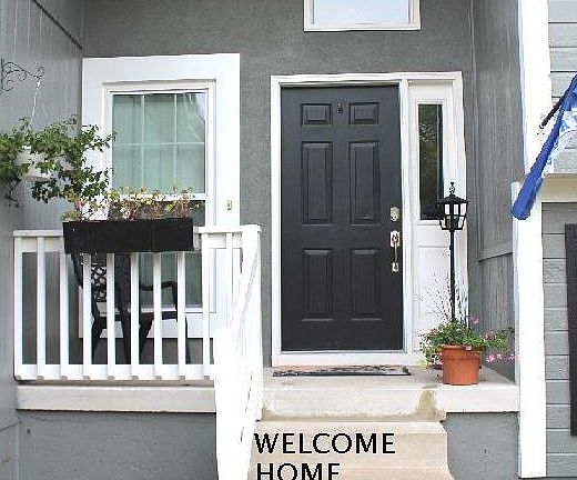 front porch & main entrance