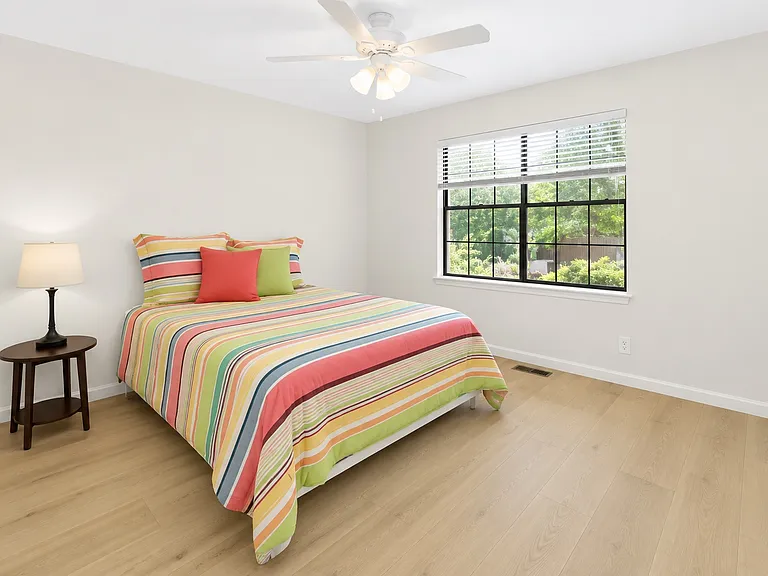 Bedroom #2 with large walk-in closet- NEW flooring and paint throughout