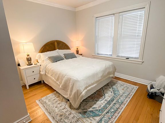 Spacious bedroom with large closet