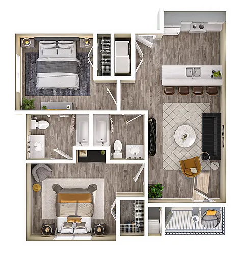 Floor plan B2A