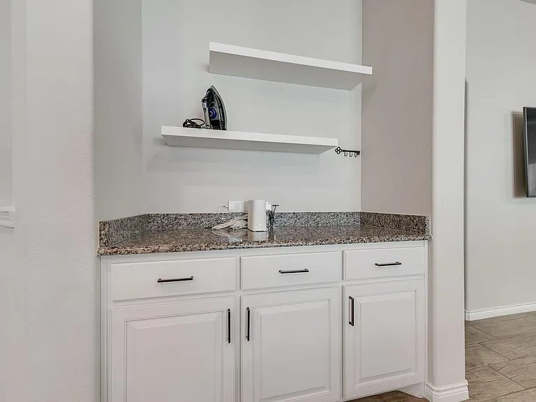 Common area cabinet-shared items
