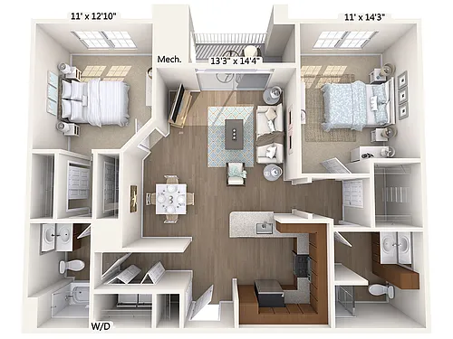Floor plan B4-H-Floor1