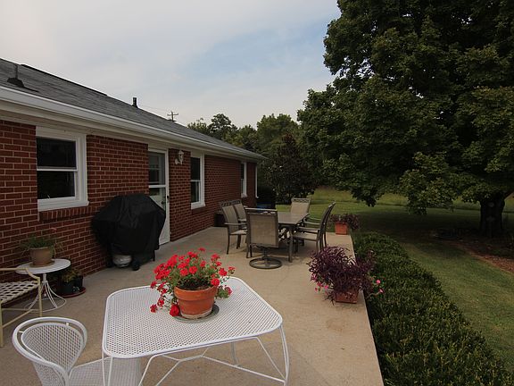 This patio is HUGE and ready for your guests!