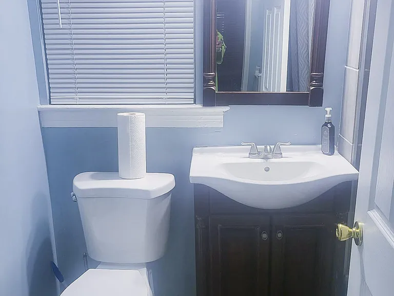 The bathroom