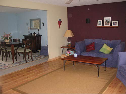 Living room from front door