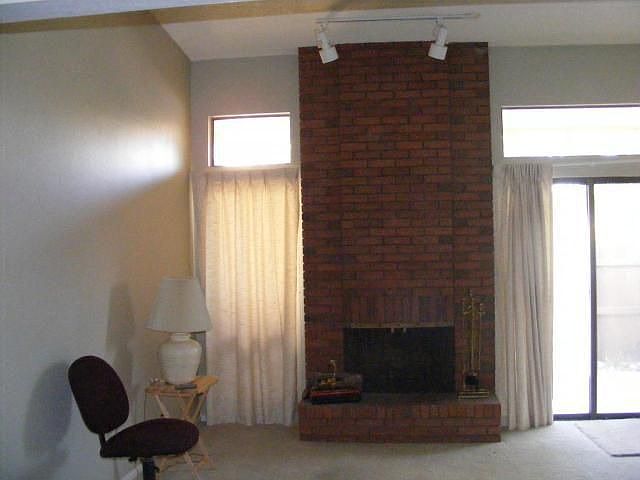 Great room with fireplace