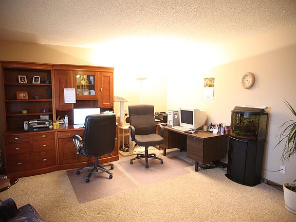 Living room, currently being used as an office