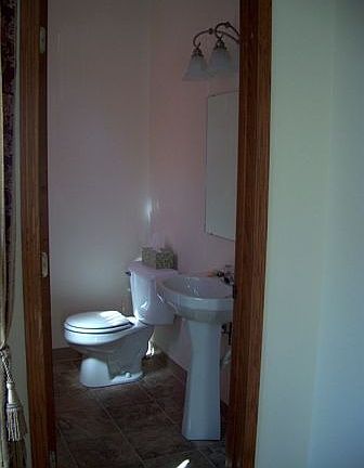 1/2 Bath off Dining Area