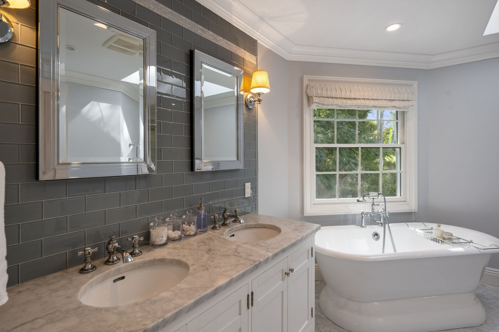  Primary Bath with Soaking Tub and Glass Shower