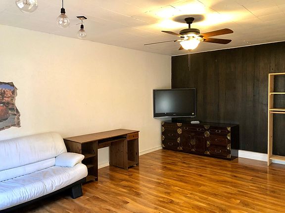 This room was converted from a garage.