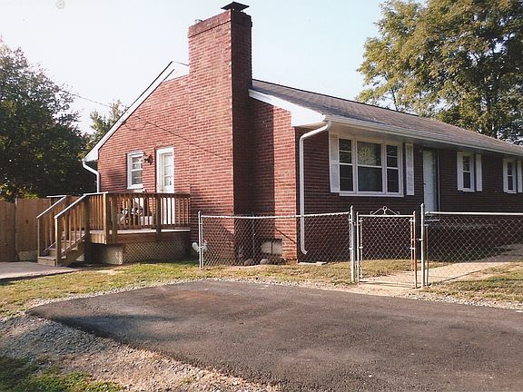 Side of house with new porch