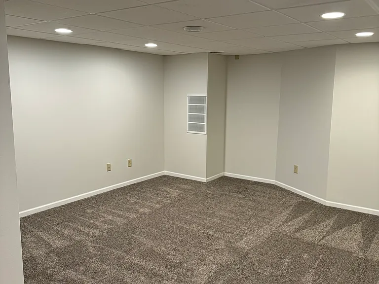 Finished basement, no egress windows