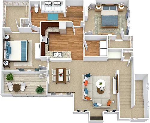 Floor plan The Dover