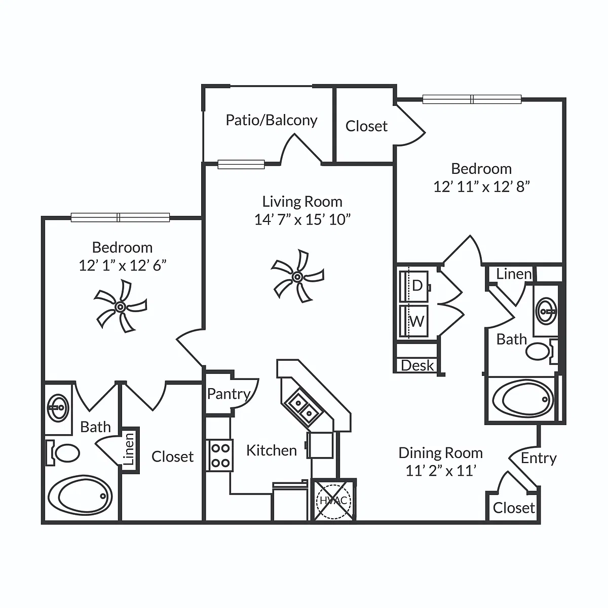Floor plan B1Renovated
