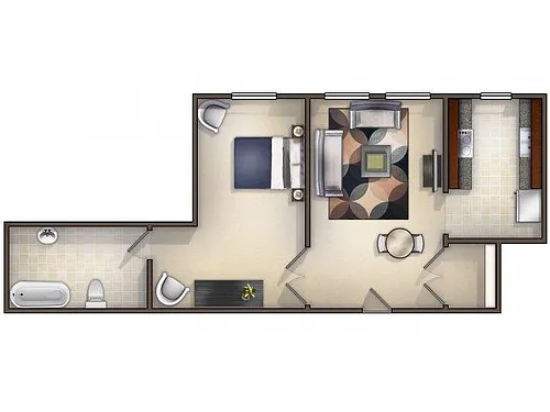 Floor plan 1-1-S