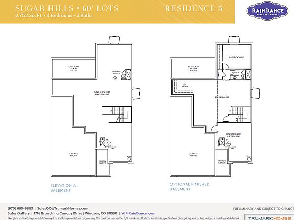 Sugar Hills Plan 5 Floor Plan