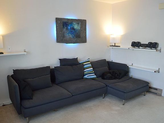 Living room from the front door.