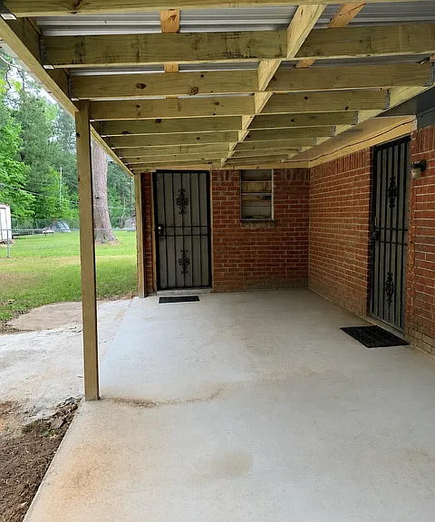 Covered patio