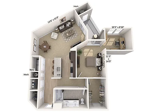 Floor plan A6D
