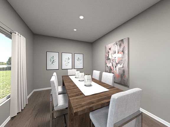 Enjoy family dinner in The Santa Fe dining room.