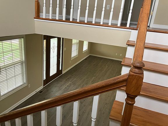 Stairs from landing