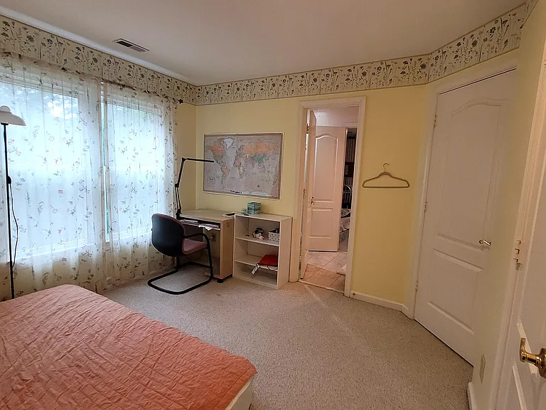 Bedroom shares Jack and Jill Bathroom