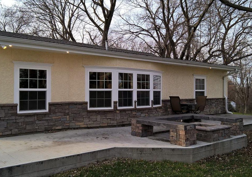 East Side of home