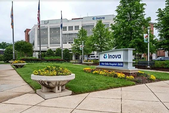 ...Inova Fair Oaks hospital is 16 to 30 minutes...