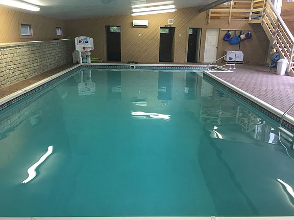 10 feet deep in deep end!