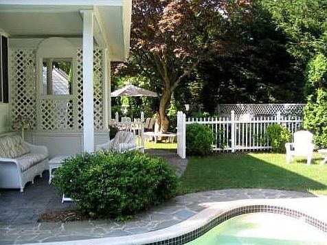 View of loggia & outdoor dining/BBQ area