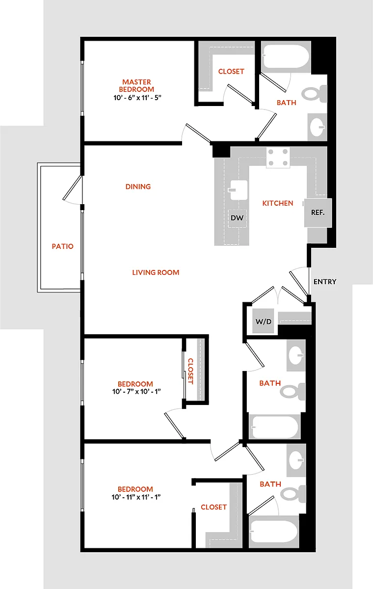 Floor plan Plan 3E
