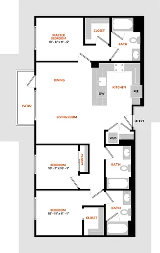 Floor plan Plan 3E