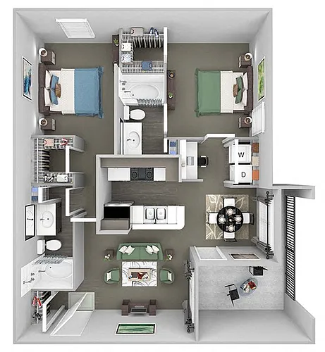 Floor plan B1