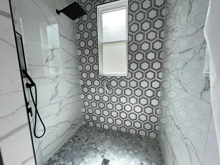 One of the many showers