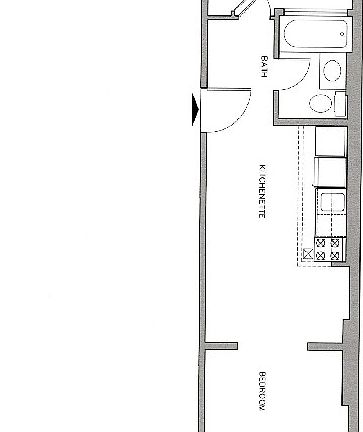 2nd image of 515 W 47th St #1D