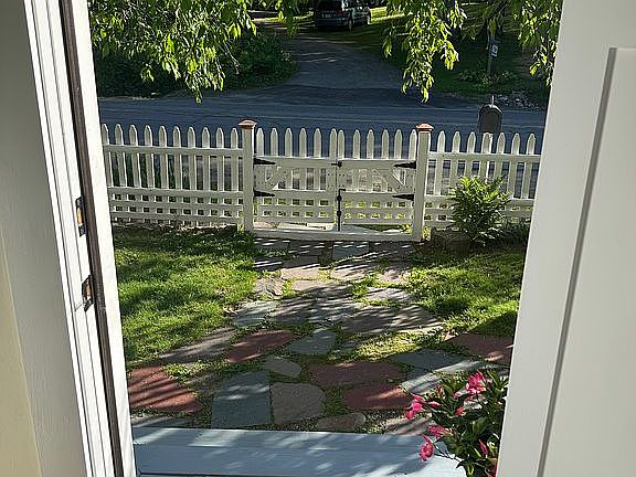 Looking Out Front Door Owner
