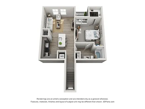 Floor plan A2-U-ALT