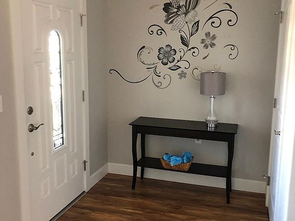 There is a large coat closet across from the front door.