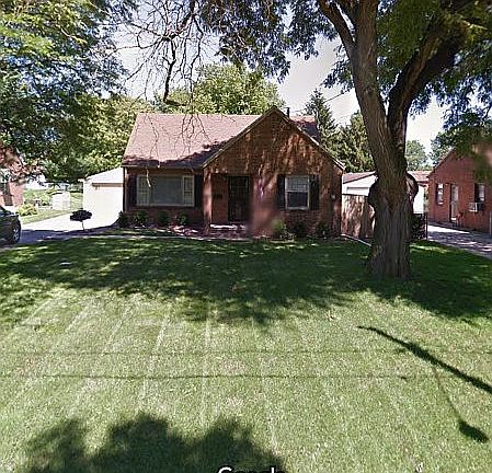 Large front lawn