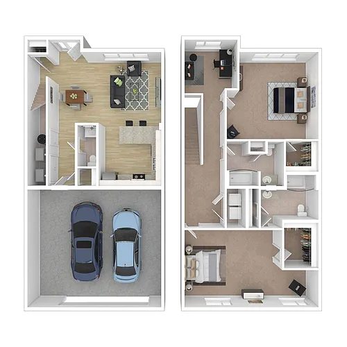 Floor plan Townhome B
