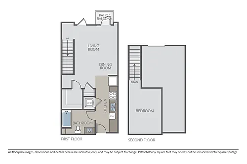 Floor plan Adeline Loft