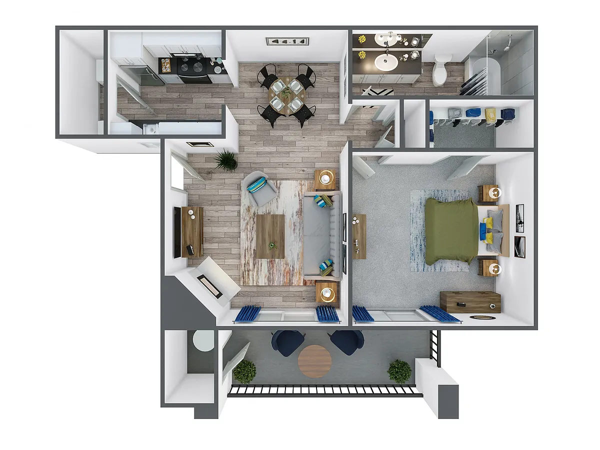 Floor plan Casa Blanca