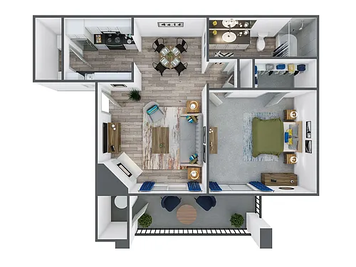 Floor plan Casa Blanca